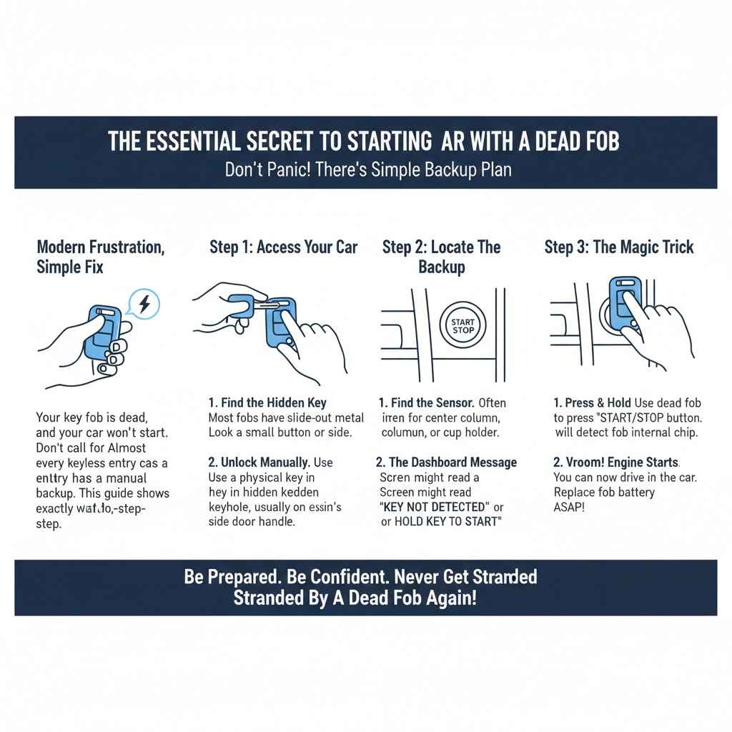 The Essential Secret to Starting a Car With a Dead Fob