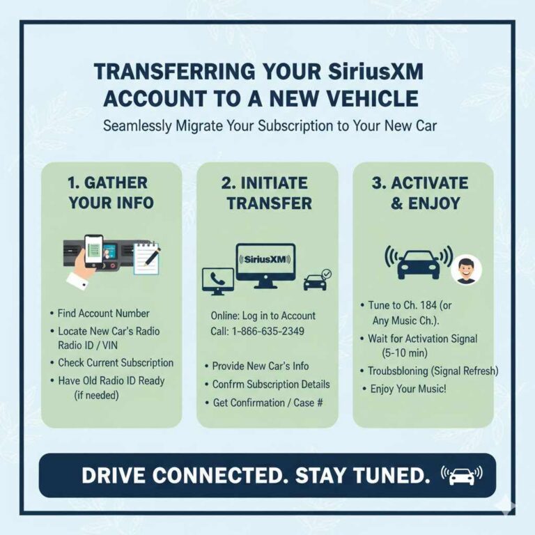 Transfer Sirius Radio To New Carnull
