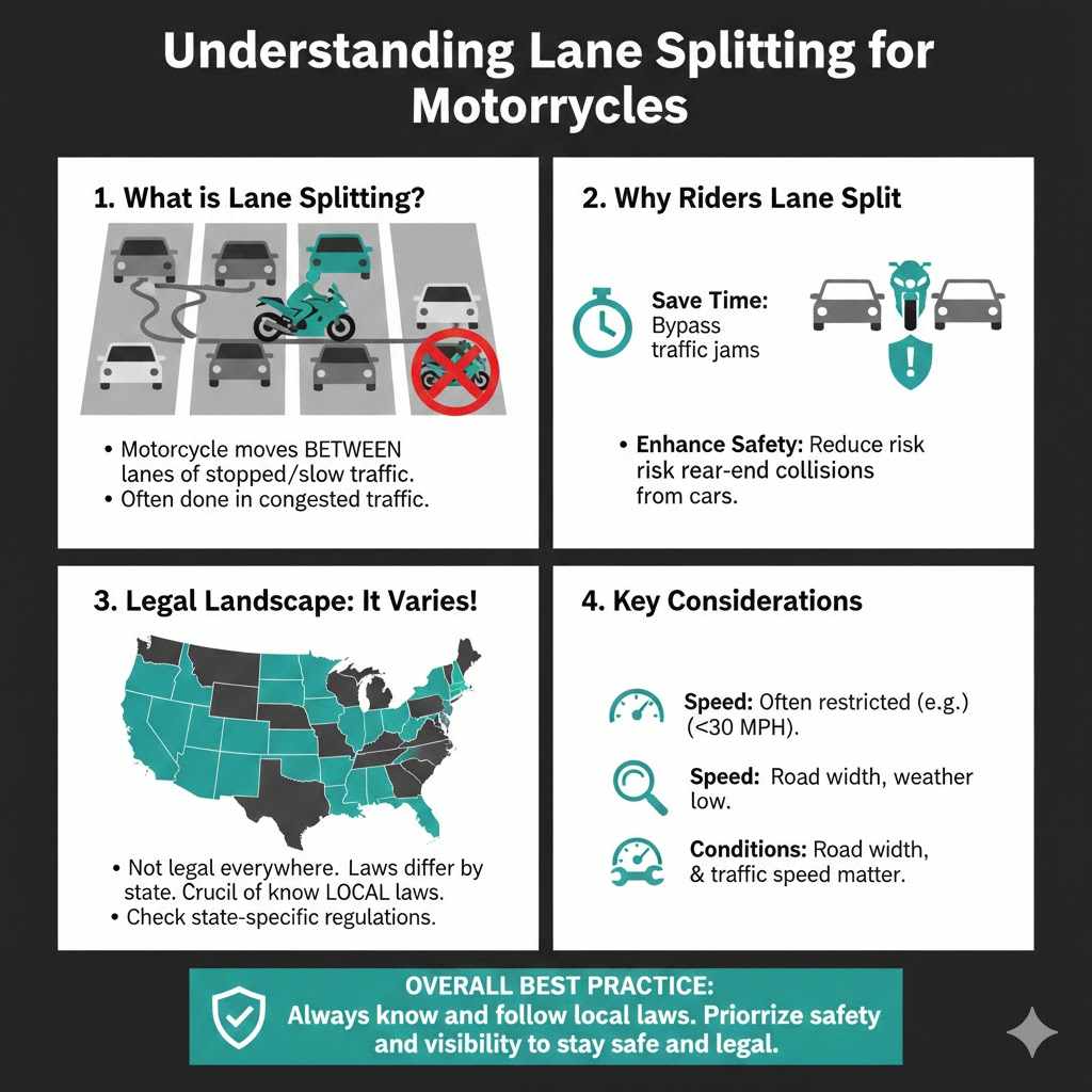 Understanding Lane Splitting for Motorcycles

