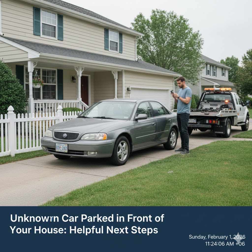 Unknown Car Parked in Front of Your House