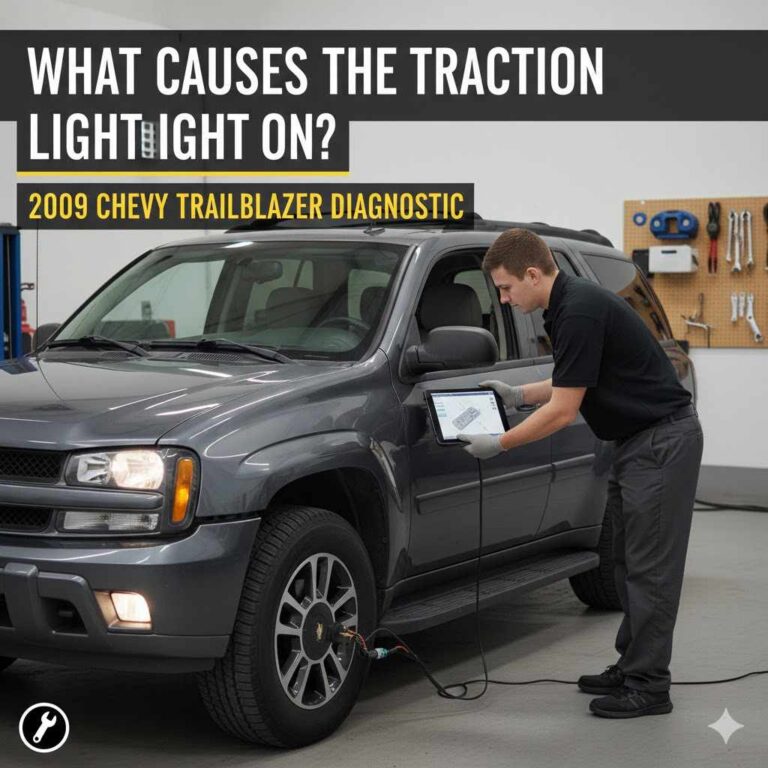 What Causes the Traction Light on in a 2009 Chevy TrailBlazer