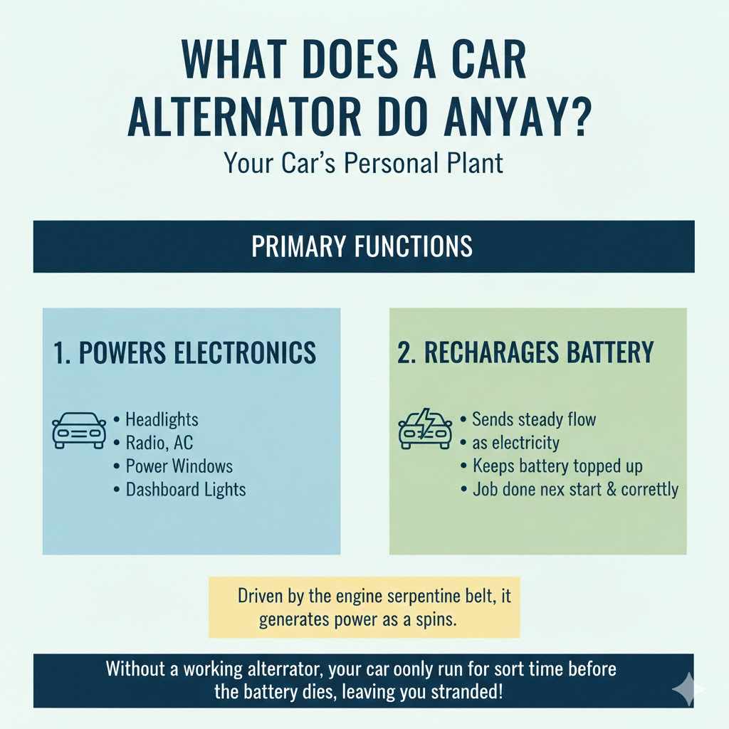 What Does a Car Alternator Do Anyway