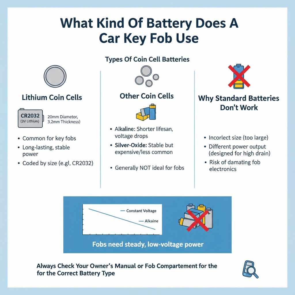 What Kind Of Battery Does A Car Key Fob Use