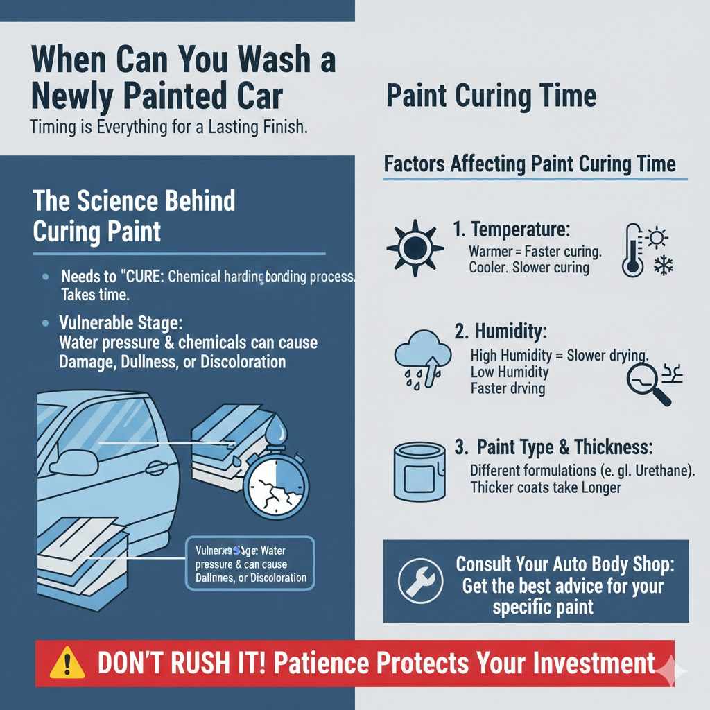 When Can You Wash a Newly Painted Car

