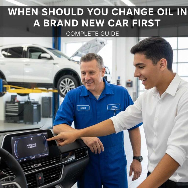 When Should You Change Oil in a Brand New Car First