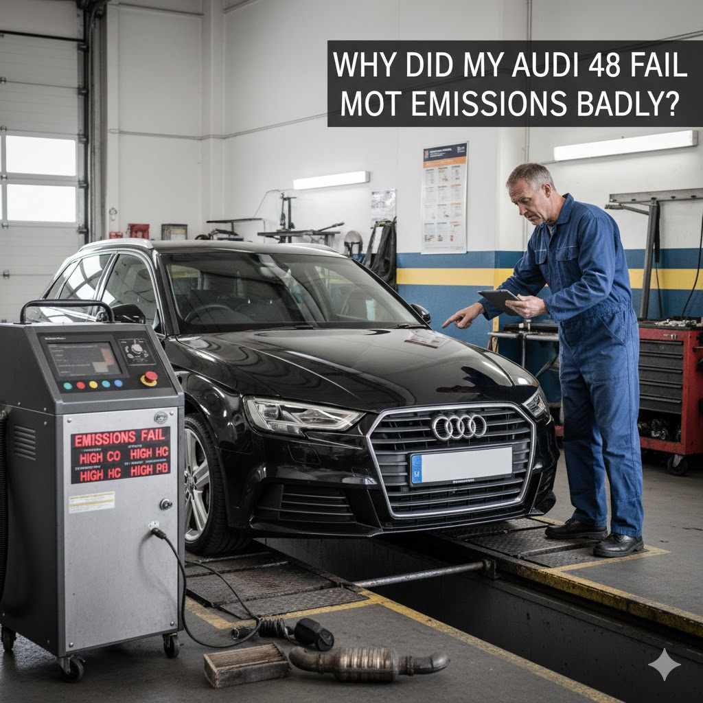 Why Did My Audi A3 Fail MOT Emissions Badly?