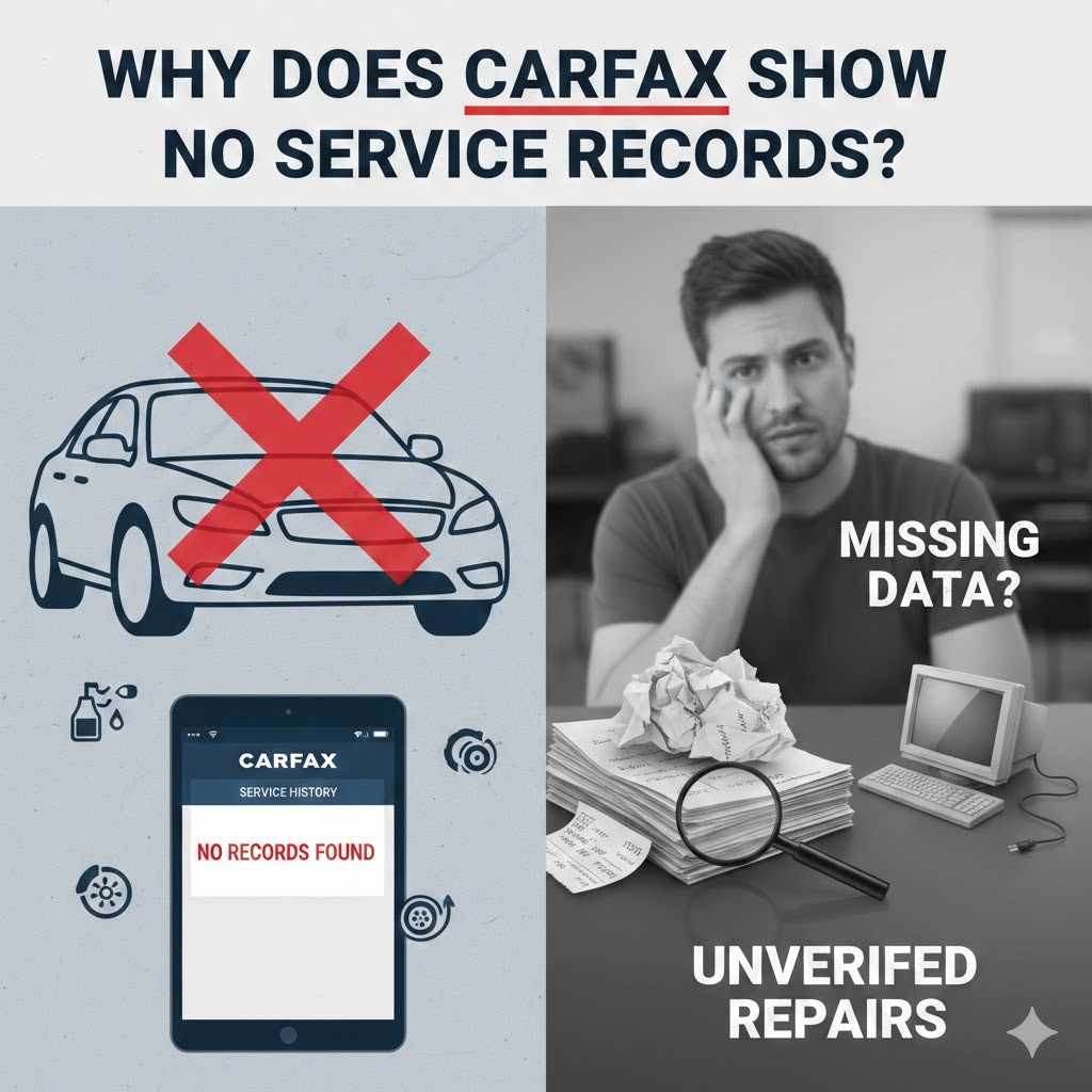 Why Does Carfax Show No Service Records