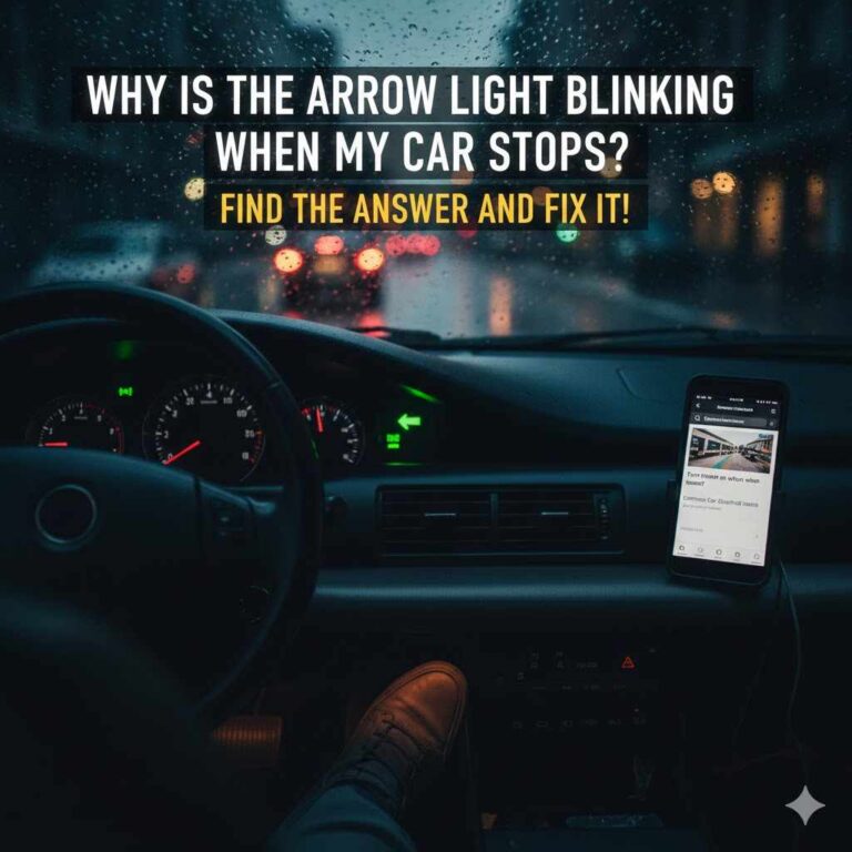 Why Is the Arrow Light Blinking When My Car Stops