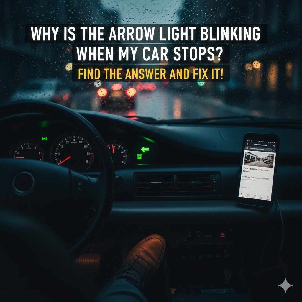 Why Is the Arrow Light Blinking When My Car Stops