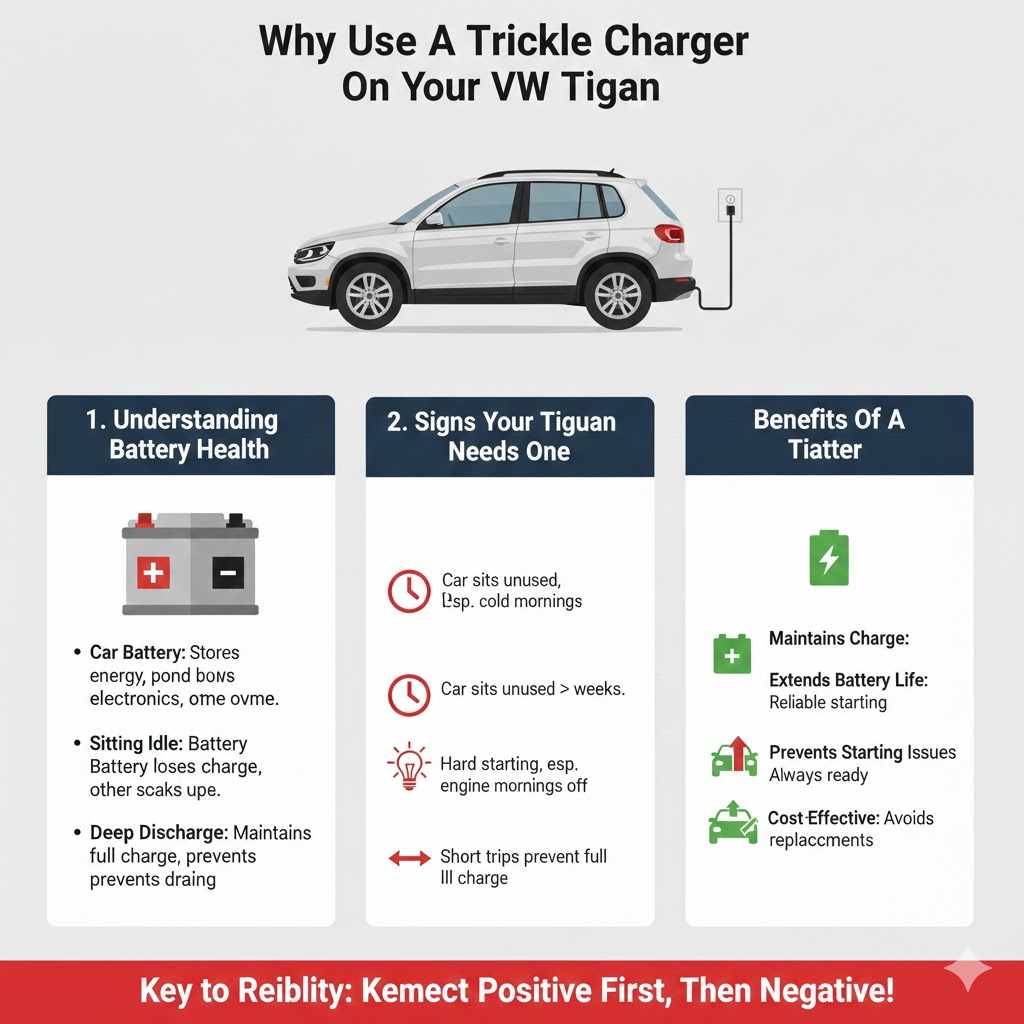 Why Use A Trickle Charger On Your VW Tiguan

