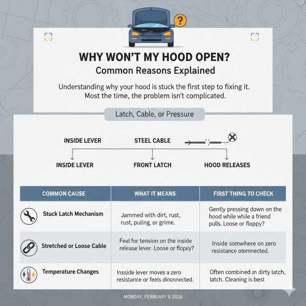 Why Won't My Hood Open