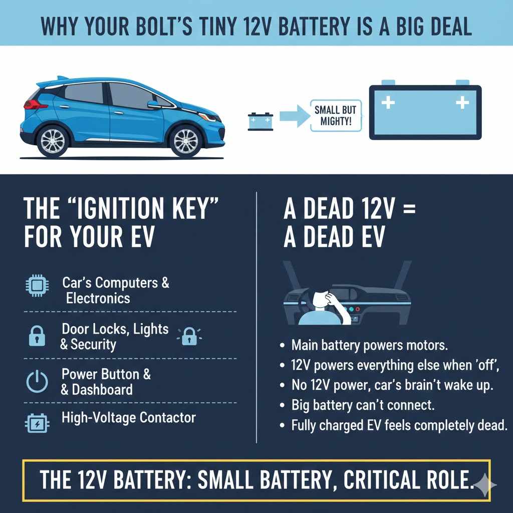 Why Your Bolt’s Tiny 12V Battery is a Big Deal