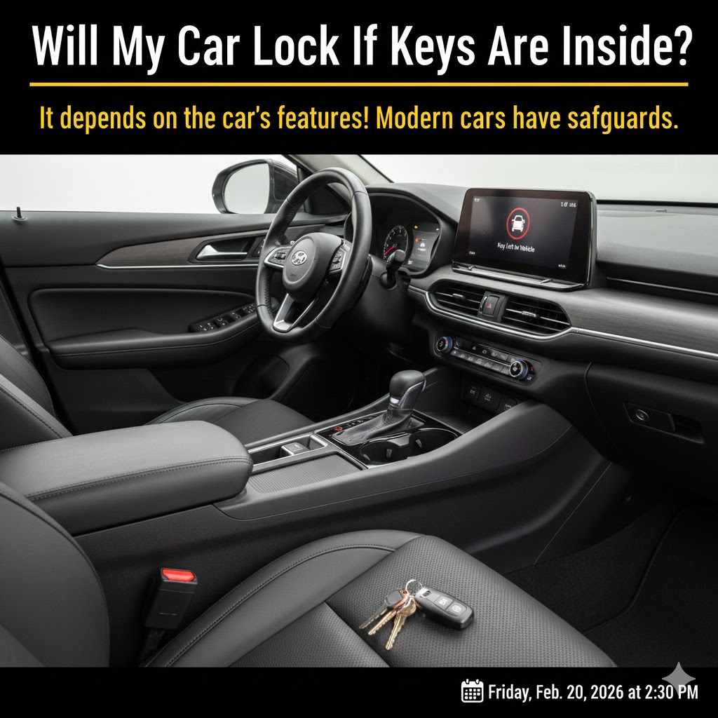 Will My Car Lock If Keys Are Inside