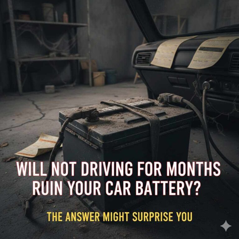 Will Not Driving for Months Ruin Your Car Battery