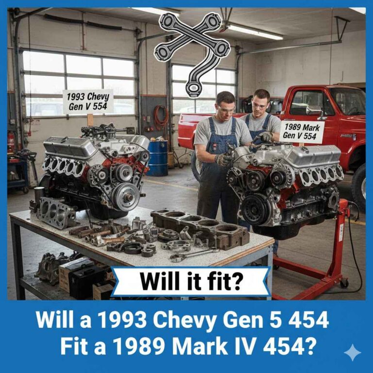 Will a 1993 Chevy Gen 5 454 Fit a 1989 Mark IV 454