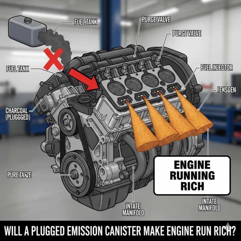 Will a Plugged Emission Canister Make Engine Run Rich?