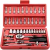 Egofine 46-Piece 1/4-Inch Socket Ratchet Wrench Set
