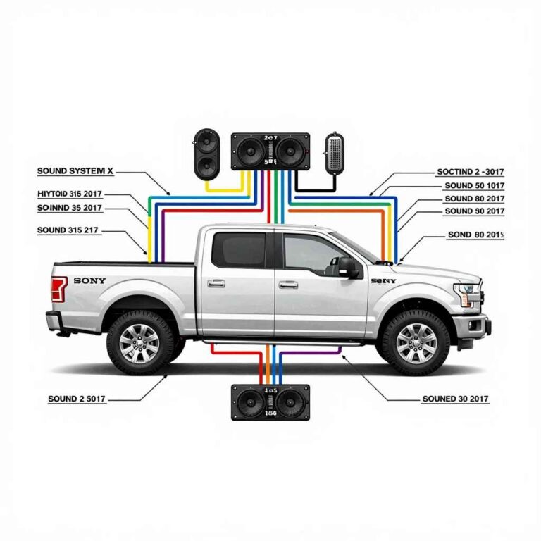 2015-2017 Ford F-150 Sony Sound Diagram