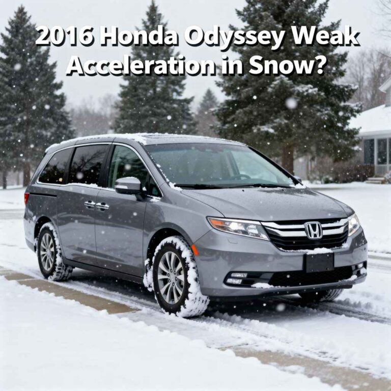 2016 Honda Odyssey Weak Acceleration in Snow