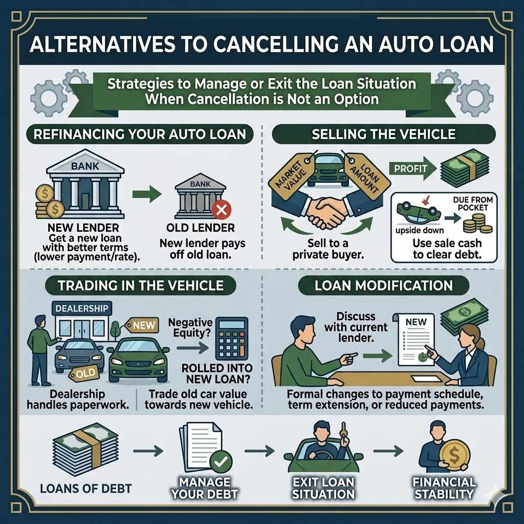 Alternatives to Cancelling an Auto Loan