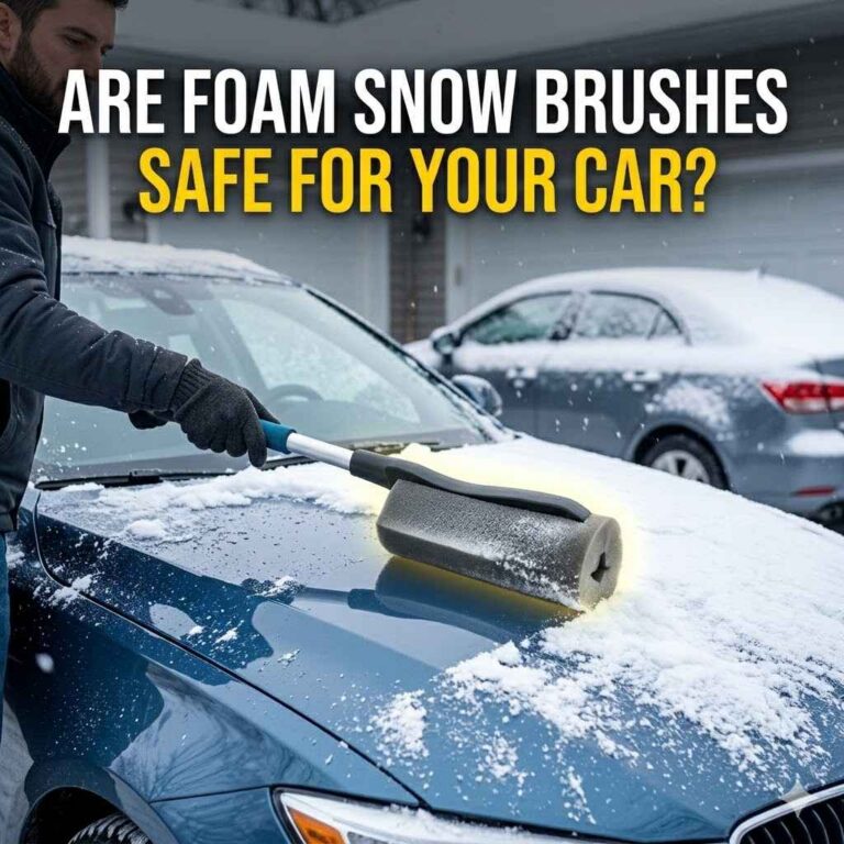 Are Foam Snow Brushes Safe for Your Car