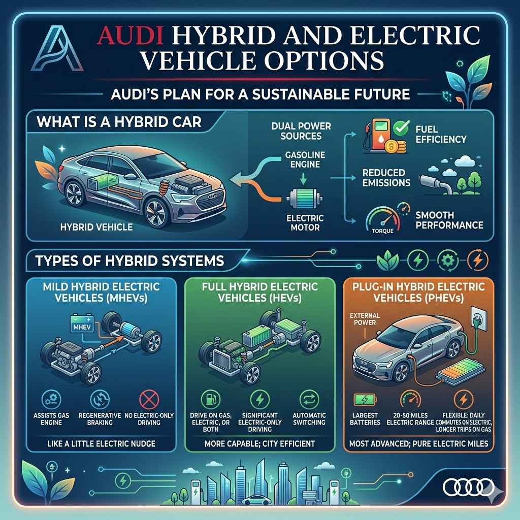 Audi Hybrid And Electric Vehicle Options