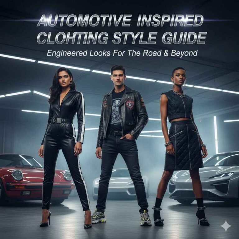 Automotive Inspired Fashion Clothing Style Guide