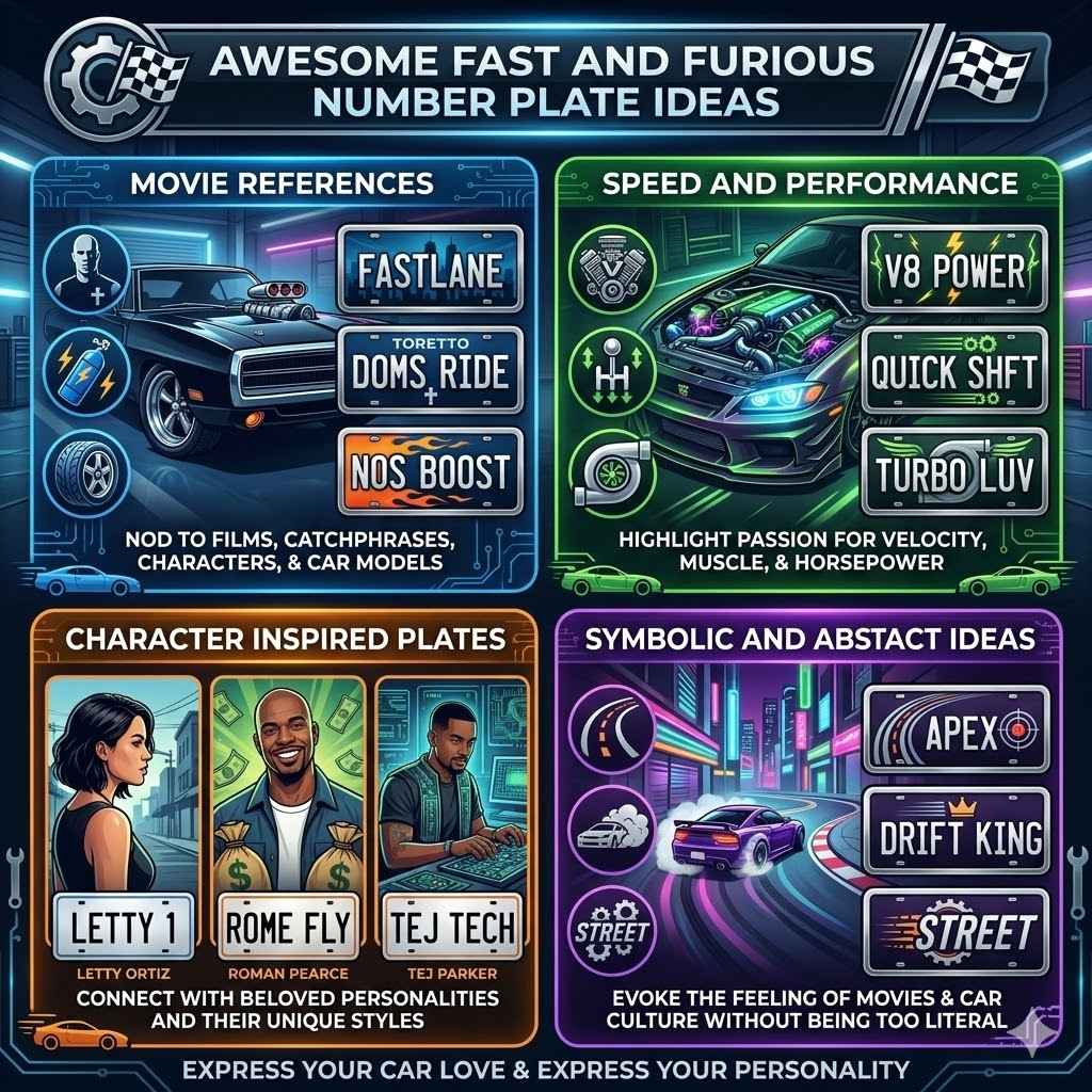 Awesome Fast And Furious Number Plate Ideas