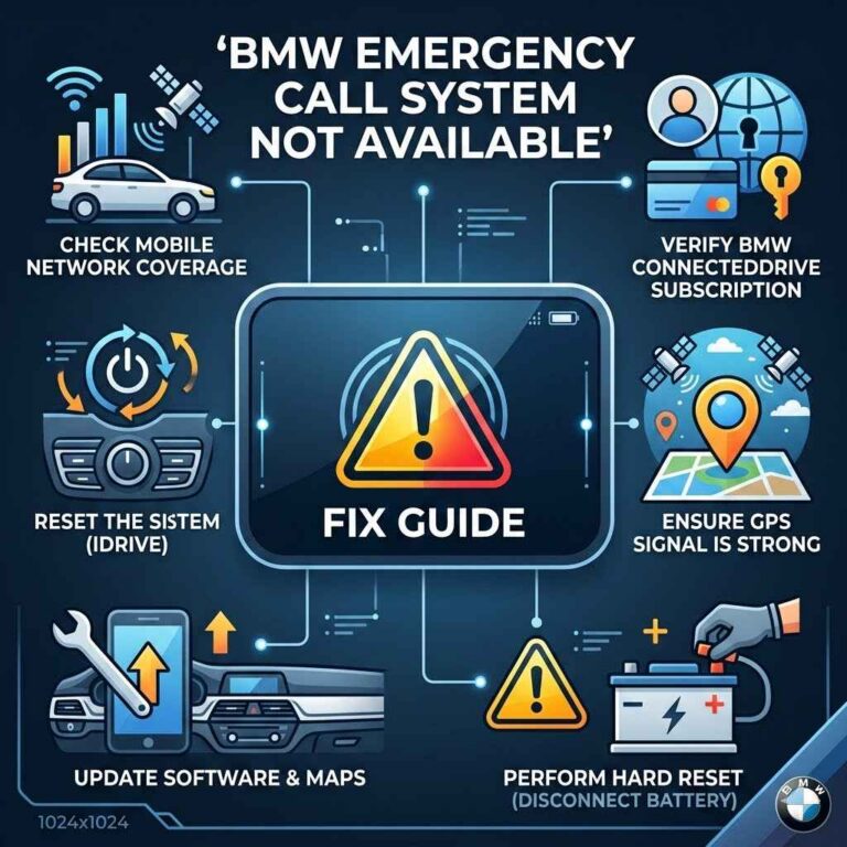 BMW Emergency Call System Not Available Fix Guide