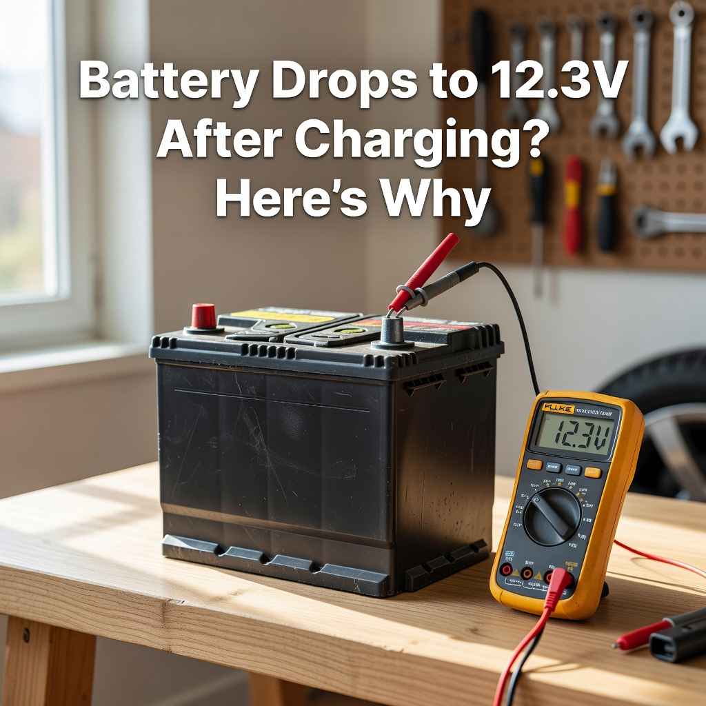 Battery Drops to 12.3V After Charging Here's Why