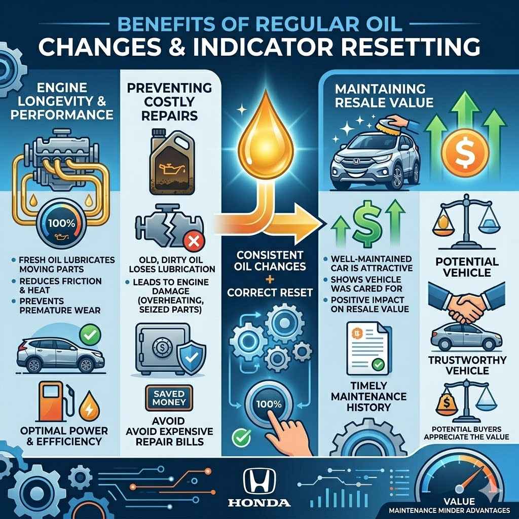 Benefits of Regular Oil Changes and Resetting