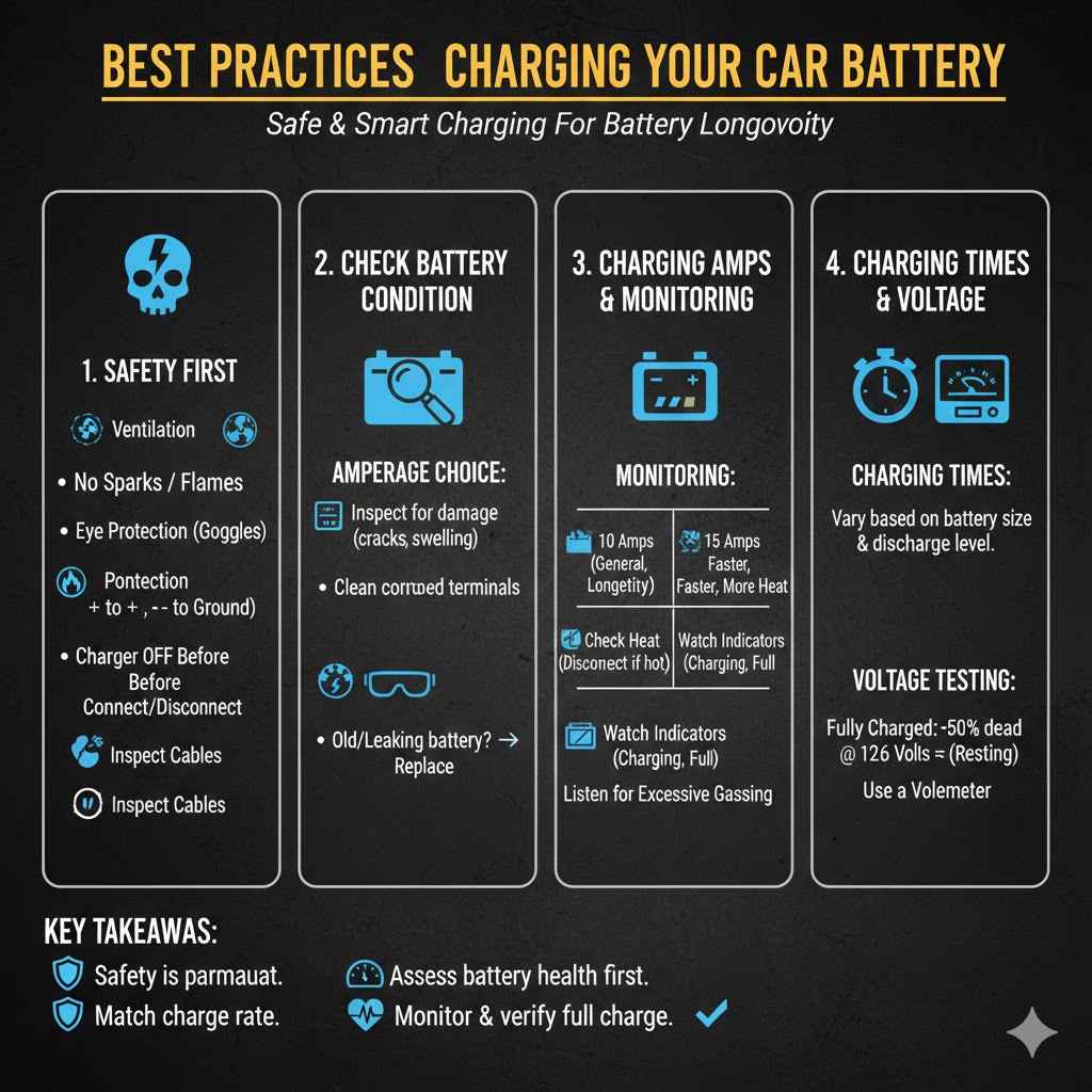 Best Practices for Charging Your Car Battery