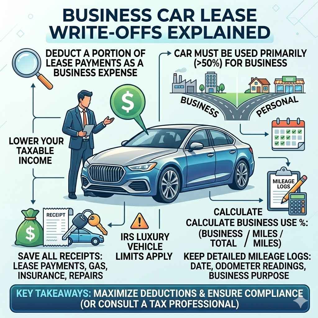 Business Car Lease Write-Offs Explained