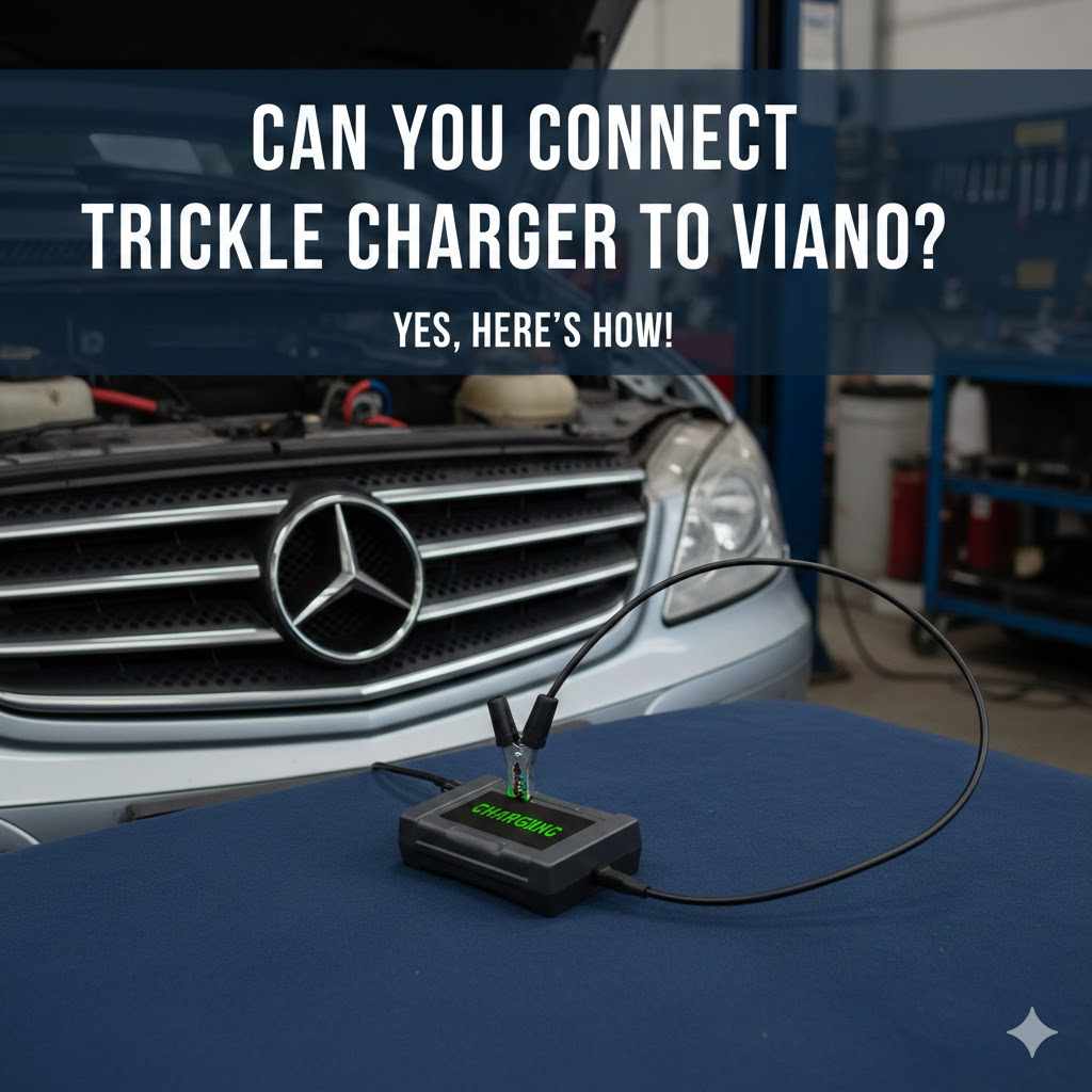 Can You Connect Trickle Charger to Viano
