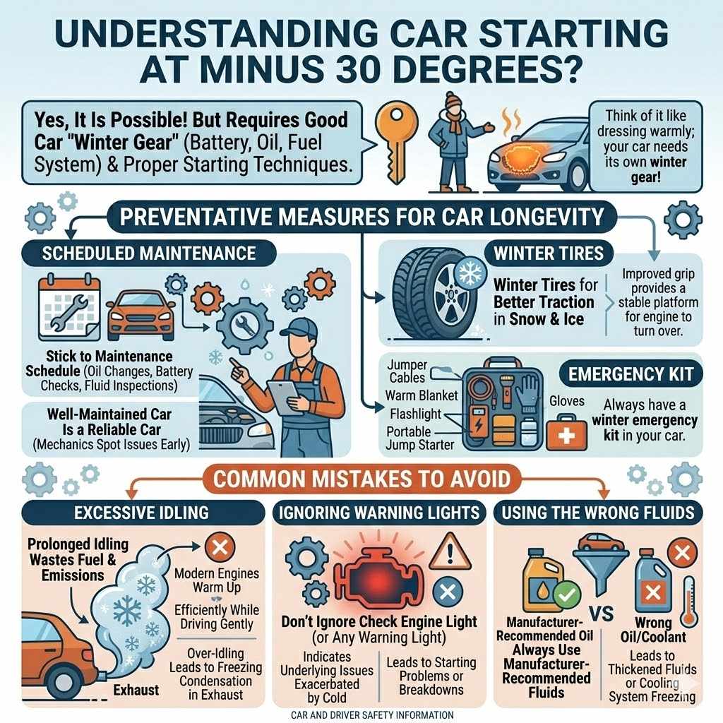 Can You Start a Car at Minus 30 Degrees