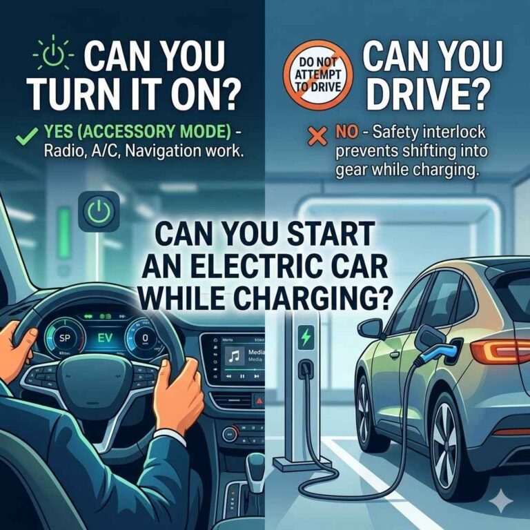 Can You Start an Electric Car While Charging