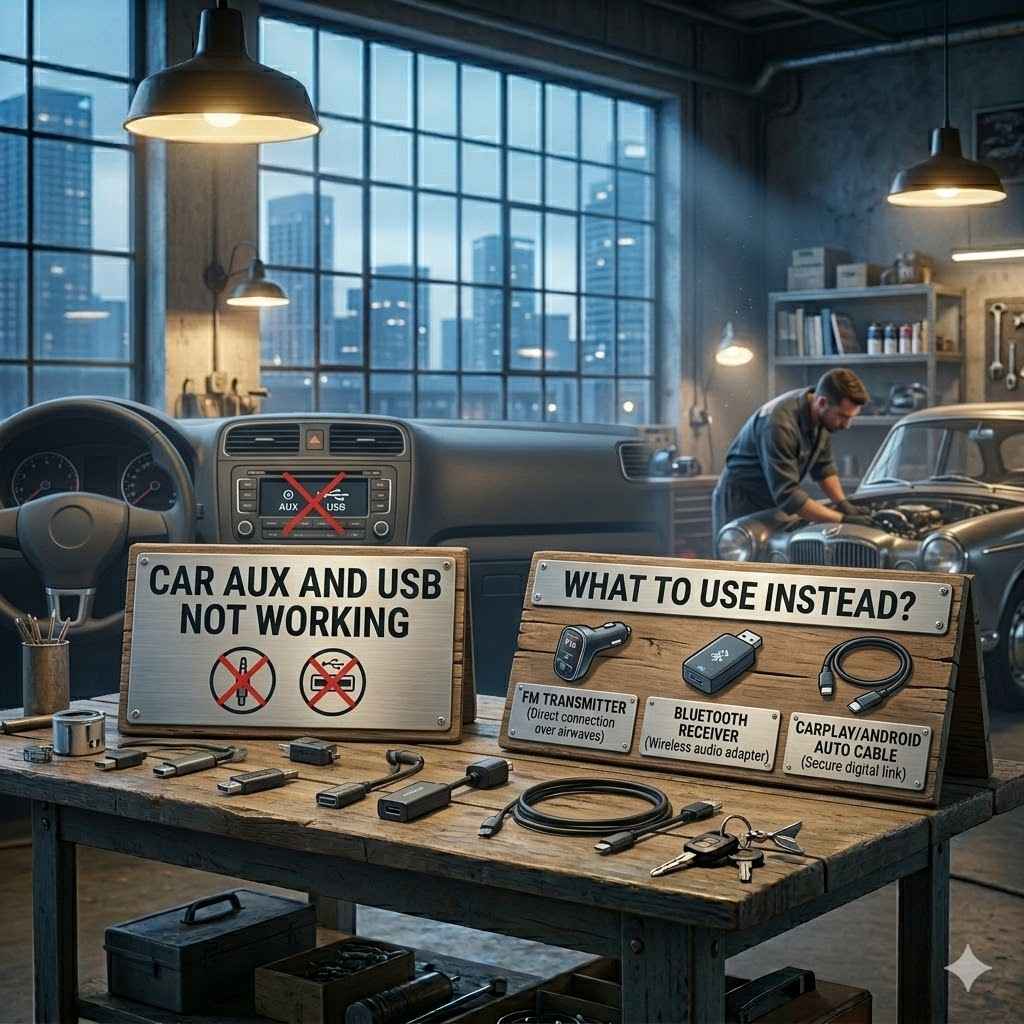 Car AUX and USB Not Working What to Use Instead