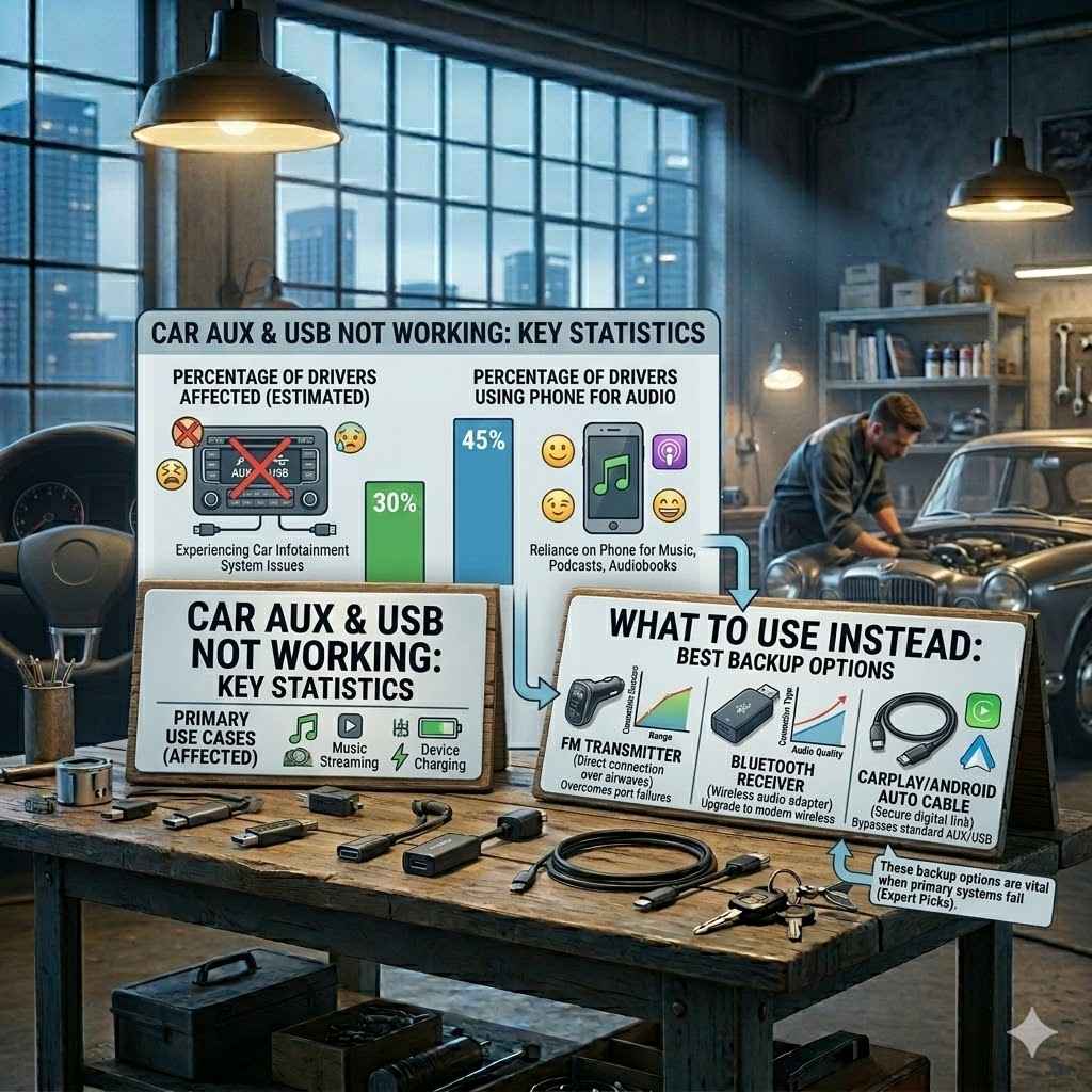 Car AUX and USB Not Working