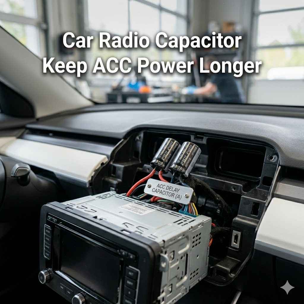 Car Radio Capacitor Keep ACC Power Longer