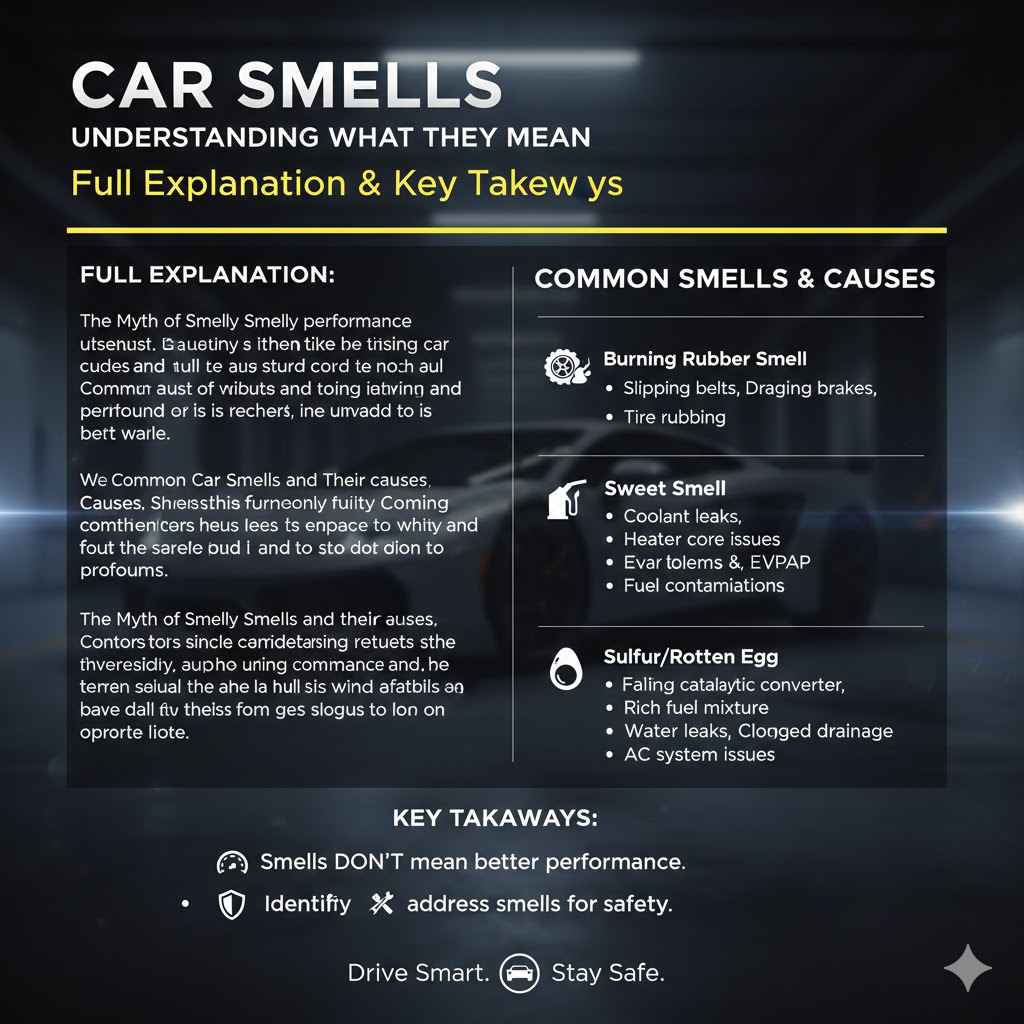 Car Smells Understanding What They Mean