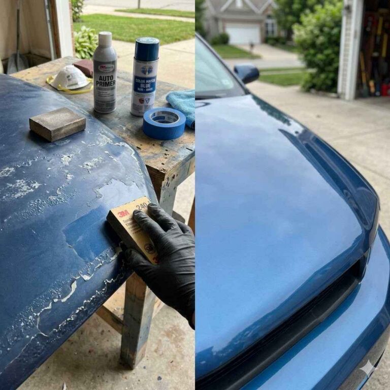 Cheap Fix for Peeling Paint on Car Hood