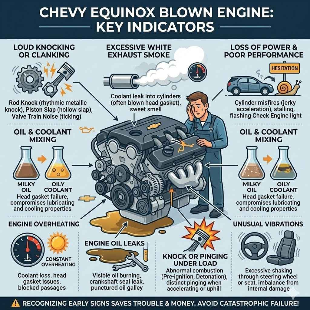 Chevy Equinox Blown Engine Key Indicators