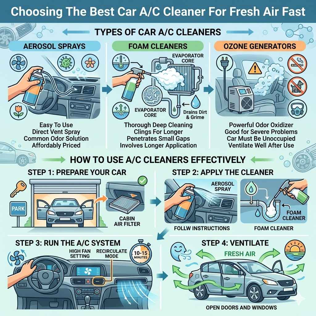 Choosing The Best Car A/C Cleaner For Fresh Air Fast