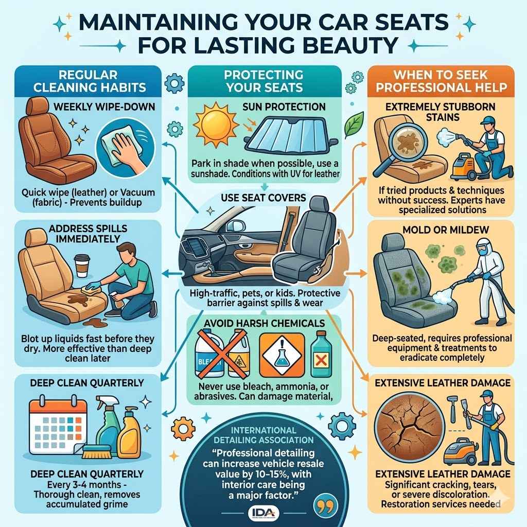 Choosing The Best Products To Clean And Restore Car Seats