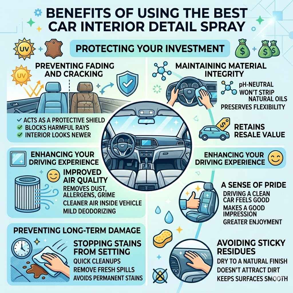 Benefits of Using the Best Car Interior Detail Spray