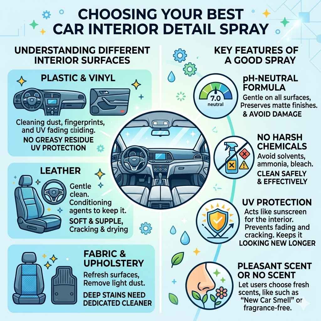 Choosing Your Best Car Interior Detail Spray