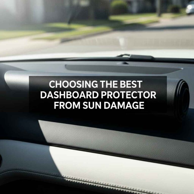 Choosing the Best Dashboard Protector from Sun Damage