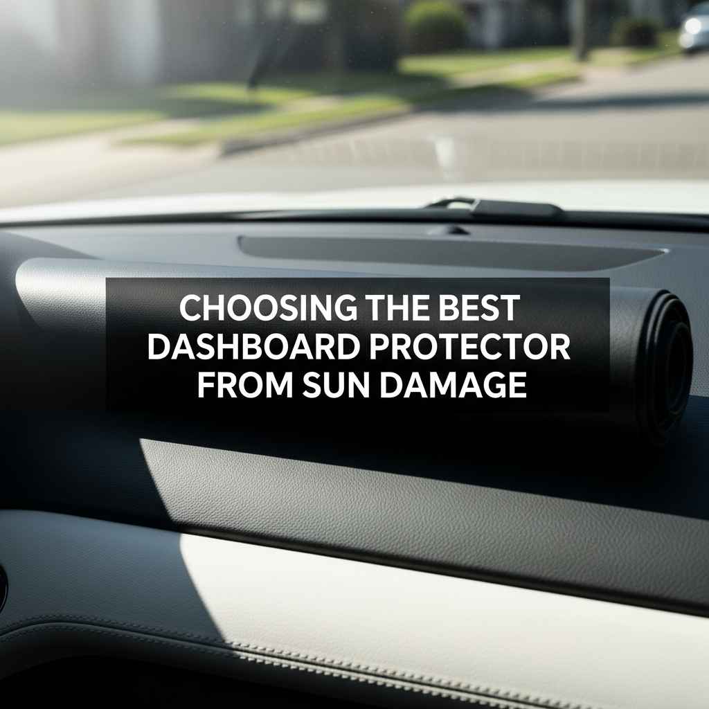 Choosing the Best Dashboard Protector from Sun Damage