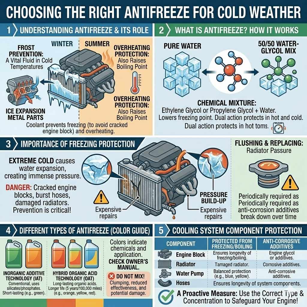 Choosing the Right Antifreeze for Cold Weather