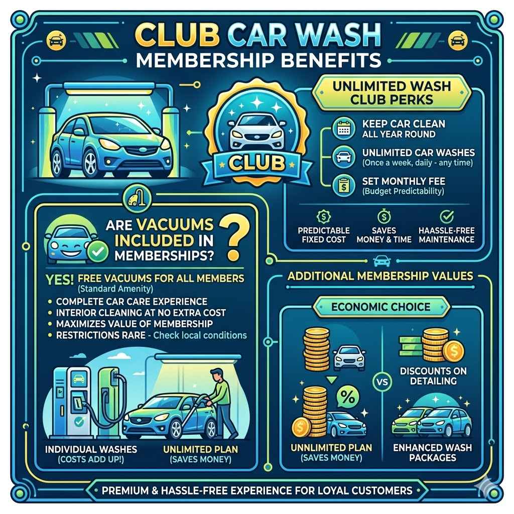 Club Car Wash Membership Benefits